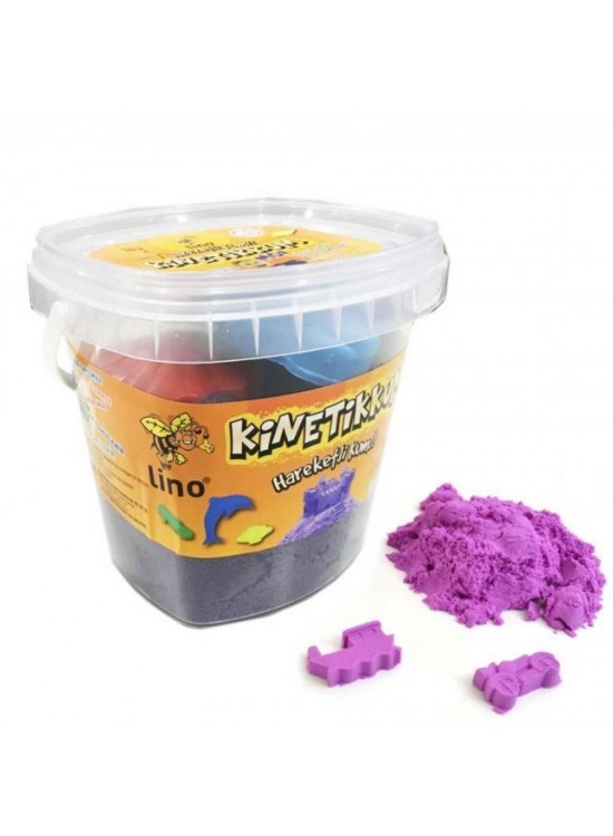 Lino Kinetik Kum Kovalı 500 GR 3 LÜ Kalıp Mor LN-500MR