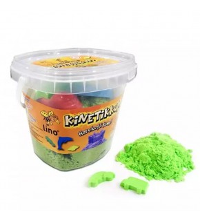 Lino Kinetik Kum Kovalı 500 GR 3 LÜ Kalıp Yeşil LN-500Y