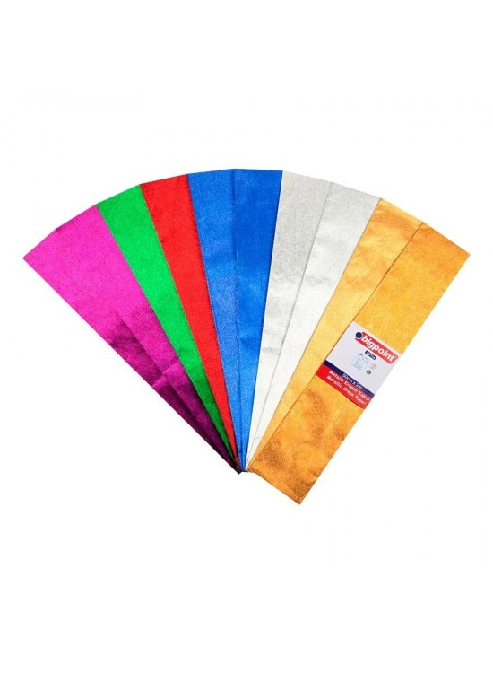 Lino Lüks Metalik Krapon Kağıdı 5 Renk 5 Li 50x100 Lino Lüks Metalik Krapon Kağıdı 5 Renk 5 Li 50x100