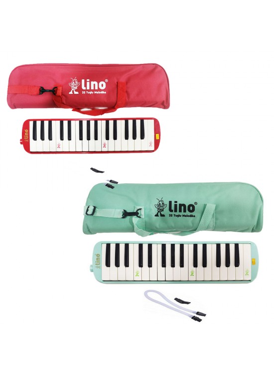 Lino Melodika 32 Tuşlu Bez Çanta Karışık LN-32-SMIX Lino Melodika 32 Tuşlu Bez Çanta Karışık LN-32-SMIX