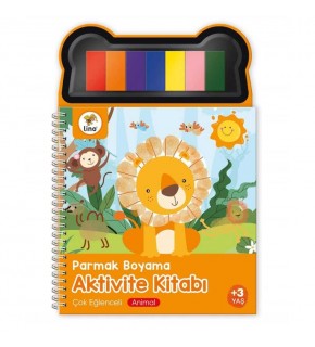Lino Parmak Boyama Aktivite Kitabı Anımal Lp-600