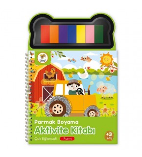 Lino Parmak Boyama Aktivite Kitabı Farm Lp-601