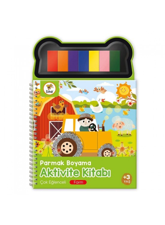 Lino Parmak Boyama Aktivite Kitabı Farm Lp-601