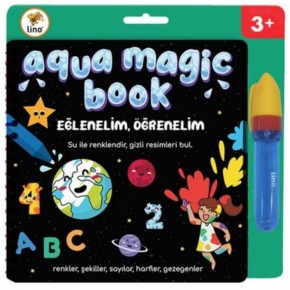 Lino Sihirli Boyama Kitabı Aqua Magic Book Eğlenelim Öğrenelim TFL-1004