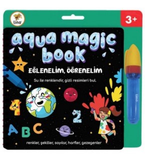 Lino Sihirli Boyama Kitabı Aqua Magic Book Eğlenelim Öğrenelim TFL-1004