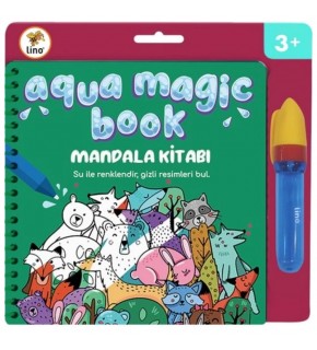 Lino Sihirli Boyama Kitabı Aqua Magic Book Mandala TFL-1003