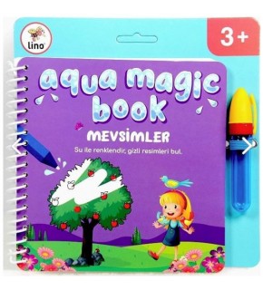 Lino Sihirli Boyama Kitabı Aqua Magic Book Mevsimler TFL-1005