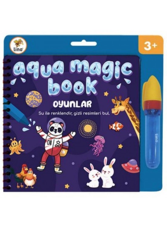 Lino Sihirli Boyama Kitabı Aqua Magic Book Oyunlar TFL-1002 Lino Sihirli Boyama Kitabı Aqua Magic Book Oyunlar TFL-1002