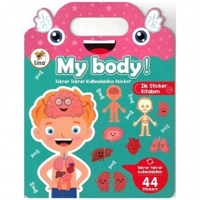 Lino Tekrar Tekrar Kullanılabilen İlk Sticker Kitabım My Body LS-500