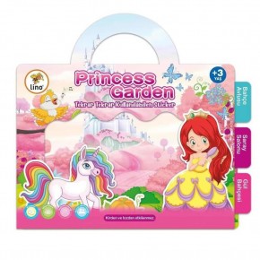 Lino Tekrar Tekrar Kullanılabilen Sticker Prıncess Garden LS-301