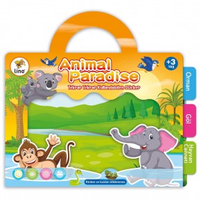 Lino Tekrar Tekrar Kullanılabilen Sticker Seti Anımal LS-401