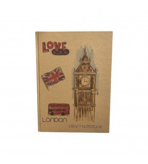 Liz Ayraçlı Kitap Kağıdı Kraft Kapak 20x28 KF510A