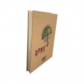 Liz Ayraçlı Kitap Kağıdı Kraft Kapak 20x28 KF510A