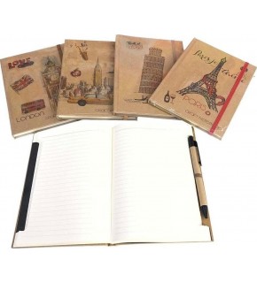 Liz Defter Kraft Kapak 14x20 Ivory 96 Yaprak Çizgili (1 Adet)