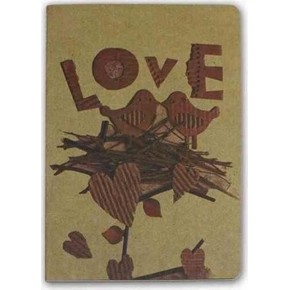 Liz Defter Kraft Kapak Ivory Kareli 50 Yaprak A5 KFA5K (1 Adet)