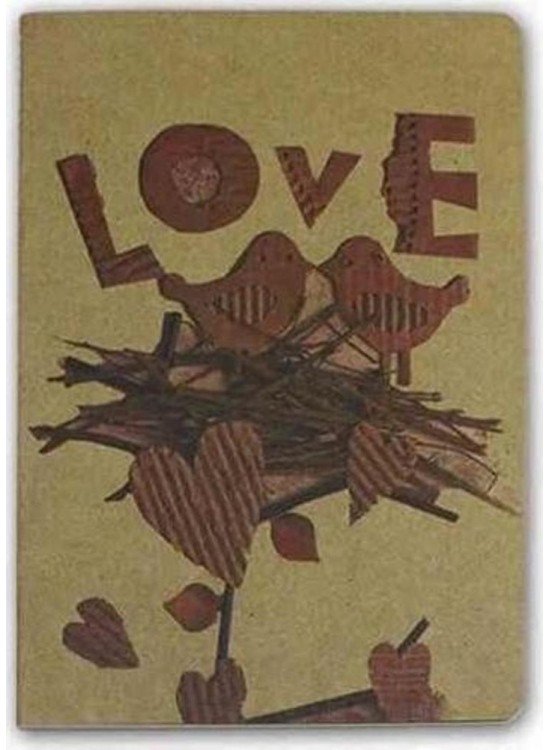 Liz Defter Kraft Kapak Ivory Kareli 50 Yaprak A5 KFA5K (1 Adet)