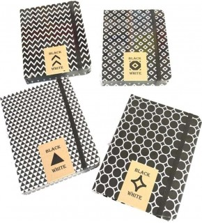 Liz Defter Ofset Kapak Lastikli 120 YP 90 GR Siyah