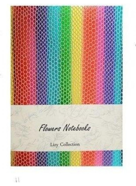 Liz Defter Raınbow Suni Deri 14x20 168 YP Çizgili