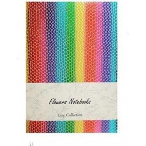 Liz Defter Rainbow Suni Deri 17x24 168 YP Çizgili