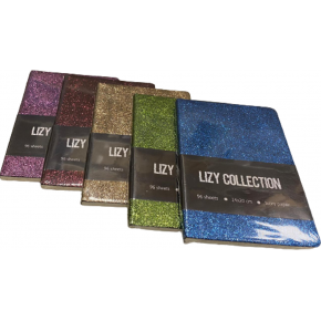 Liz Defter Sim Kapaklı Çizgili 96 YP 14x20 Ivory