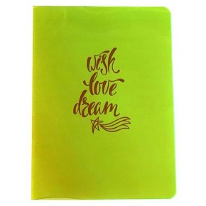 Liz Not Defteri Fosforlu Şeffaf Kapak A5 40 Yp