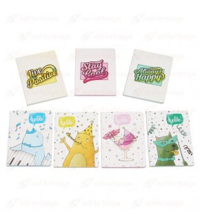 Liz Not Defteri Ivory Ofset Kapak Lastikli Kareli 96 YP 12x17 OFS127K