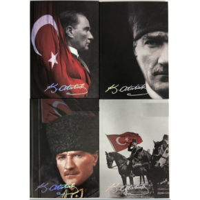 Liz Ofset Kuşe Atatürk Kapak Ivory Günlük Ajanda 17x24