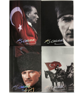 Liz Ofset Kuşe Atatürk Kapak Ivory Günlük Ajanda 17x24