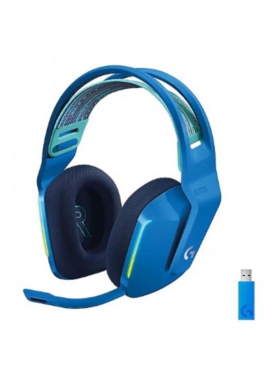 Logitech 981-000943 G733 Mavi 7.1 Surround RGB Mikrofonlu LightSpeed Kablosuz Gaming Kulaklık