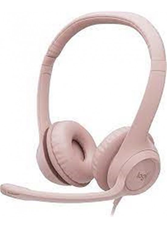 Logitech 981-001281 H390 Pudra Pembe Usb Mikrofonlu Kulaklık