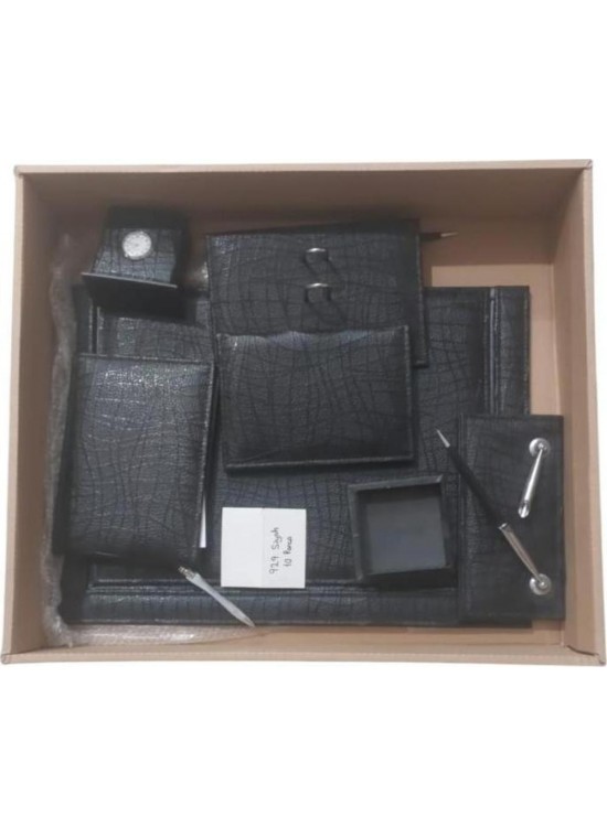 Logon Manavgat 8 Parça Suni Deri Siyah W966 Logon Manavgat 8 Parça Suni Deri Siyah W966