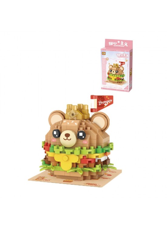Loz Ayılı Burger 260 Parça Block Oyuncak