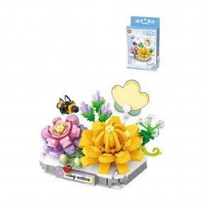 Loz Block Oyuncak Kremsi Yeşim Lotus 390 Parça Lz-8832