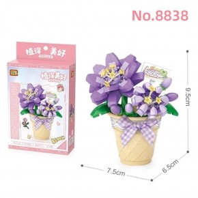 Loz Block Oyuncak Saksılı Menekşe 180 Parça Lz8838