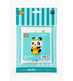Loz Blok Oyuncak Ördekli Panda 190 Parça Mini Poş Lz-8634
