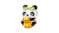 Loz Blok Oyuncak Ördekli Panda 190 Parça Mini Poş Lz-8634