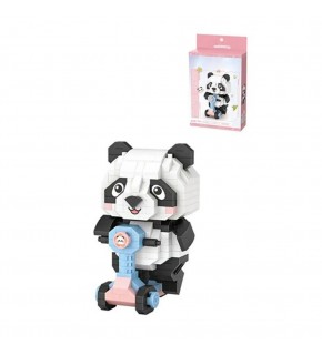 Loz Panda Scooter 320 Parça Block Oyuncak