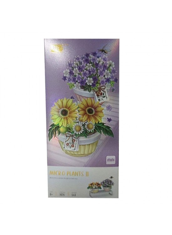 Loz Saksıda Çiçekler 534 Parça Block Oyuncak