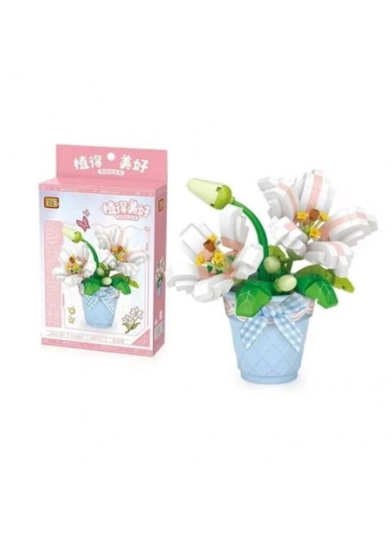 Loz Saksılı Zambak 240 Parça Block Oyuncak