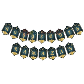 Lüks Banner Hoşgeldin Ramazan Varaklı