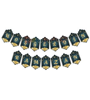 Lüks Banner Hoşgeldin Ramazan Varaklı