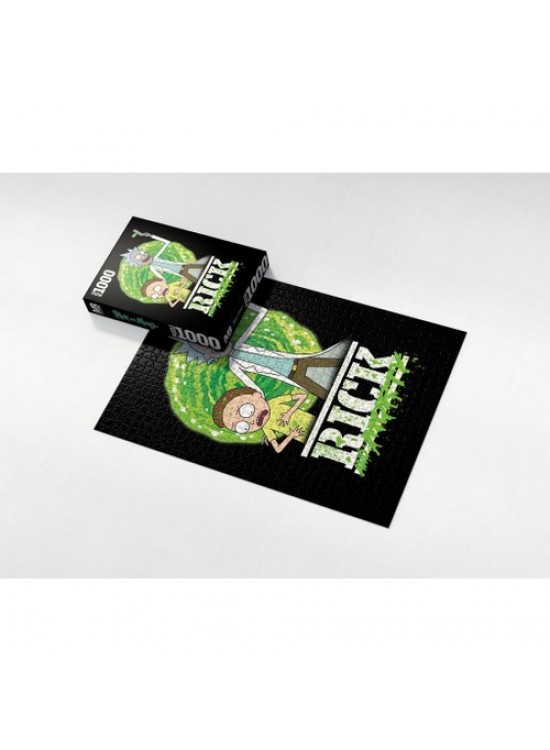 Mabbels Puzzle 1000 Parça Rick And Morty Portral PZL-388753