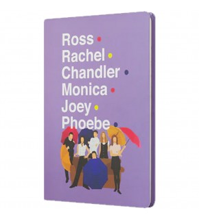 Mabbels Sert Kapak Butik Defter Friends Central Perk Karakter İsmi Lila 80 YP 15x21 DFT-388005