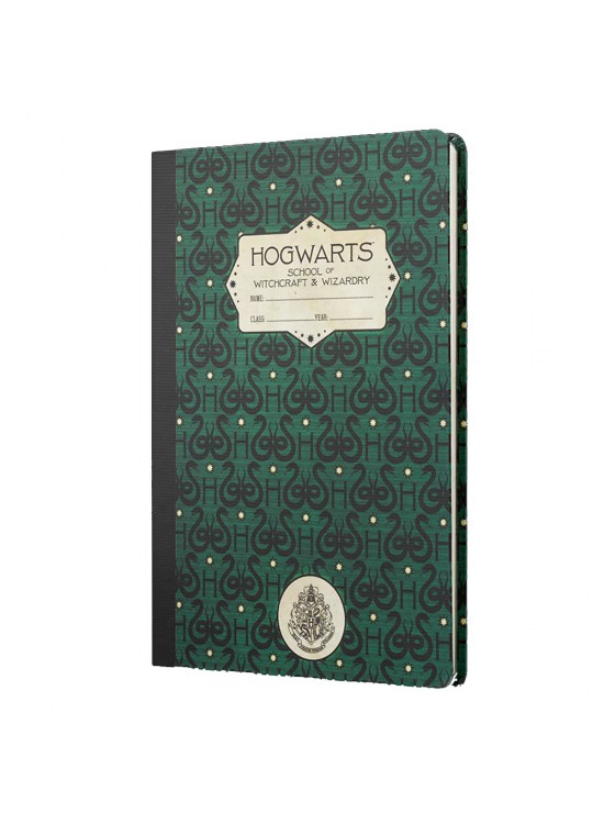Mabbels Sert Kapak Butik Defter Harry Potter Hogwarts Syltherin Yeşil 80 YP 15x21 DFT-388166