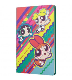 Mabbels Sert Kapak Butik Defter The Powerpuff Girls Yeşil 80 YP 15x21 DFT-388142