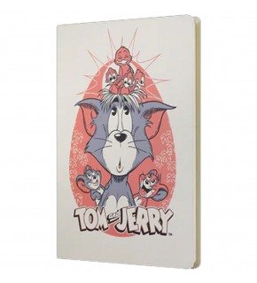Mabbels Sert Kapak Butik Defter Tom And Jerry Krem 80 YP 15x21 DFT-388111