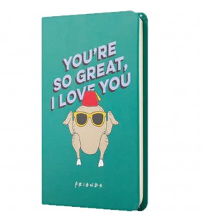 Mabbels Sert Kapak Lastikli Mini Defter Friends Hindi Yeşil 80 YP 9x14 DFT-388296