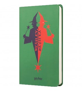 Mabbels Sert Kapak Mini Defter Harry Potter Weasley Yeşil 80 YP 9x14 DFT-388241