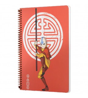 Mabbels Spiralli Defter Avatar Aang Kırmızı 80 YP 17x24 DFT-388616