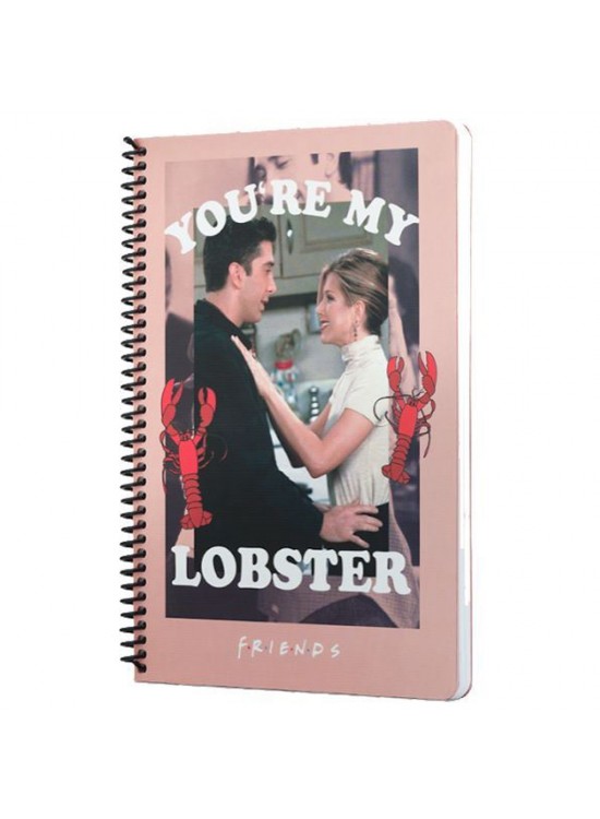 Mabbels Spiralli Defter Friends Youre My Lobster Pembe 80 YP 17x24 DFT-388463